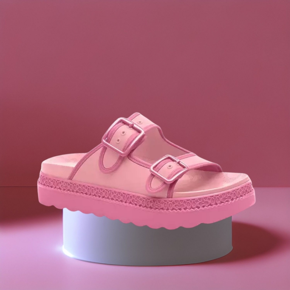 Coach Pink Lainey Sandals pink sandals